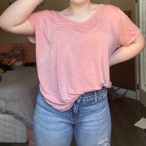 Oversized Pink Tee